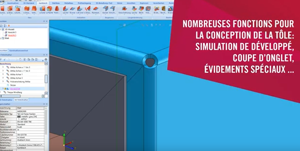 Accélérez votre travail de tôlerie avec un logiciel de CAO spécialisé