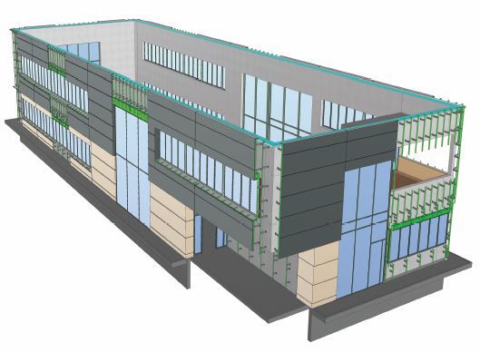 Metallbau Wilhelmer Projekt GmbH-Modernes Bürogebäude der Firma Teccon-485bd0f2