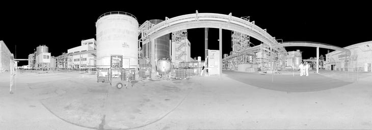 Bestandsaufnahme einer Chemieanlage für die Ölproduktion mit Skalypso (©IBG)