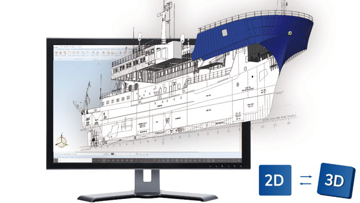 2D-/3D-Durchgängigkeit bei CAD-Software